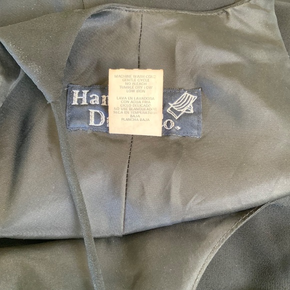VINTAGE! Hampton Dress Co Black Dress Size 8 - Picture 10 of 11